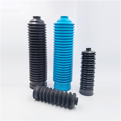 External dust cover for automotive shock absorber piston rod