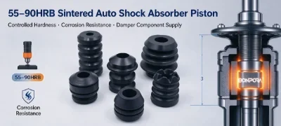 55-90HRB Sintered Auto Shock Absorber Piston | Corrosion Resistance | Bonpora