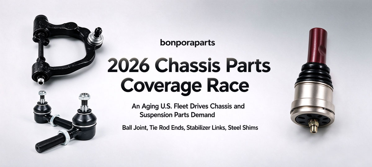 OE-Grade Chassis & Suspension Parts – Ball Joints, Tie Rod Ends, Stabilizer Links, Steel Shims