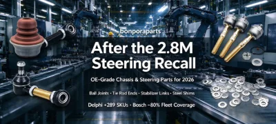 After VW's 2.8-Million-Vehicle Steering Recall: OE-Grade Chassis &amp; Steering Parts Are the Parts to Stock in 2026