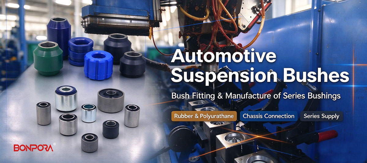 Automotive Suspension Bushes | Bush Fitting & Manufacture of Series Bushings | Bonpora