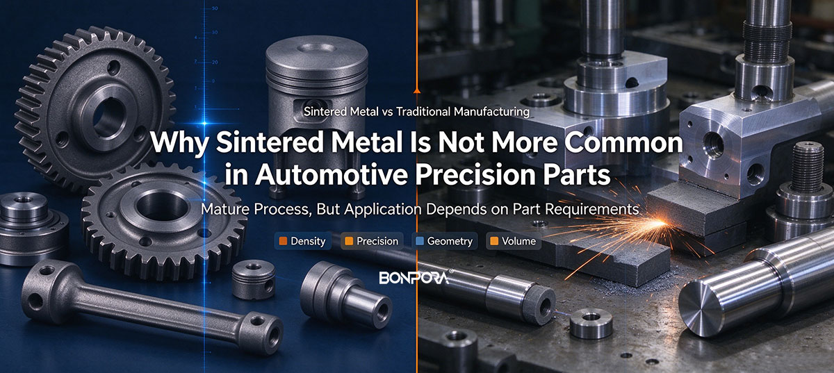Why Sintered Metal Is Not More Common in Automotive Precision Parts | Bonpora