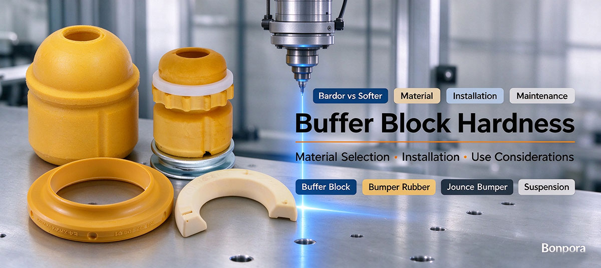 Buffer Block Hardness | Material Selection, Installation & Use Considerations | Chassis Suspension | Bonpora