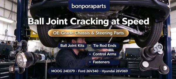 How Dangerous Is a Ball Joint That Cracks at Speed? — 2026 Recalls from MOOG 24E079 to Ford 26V340 Show Why OE-Grade Ball Joints & Steering Parts Are a Non-Negotiable Stock