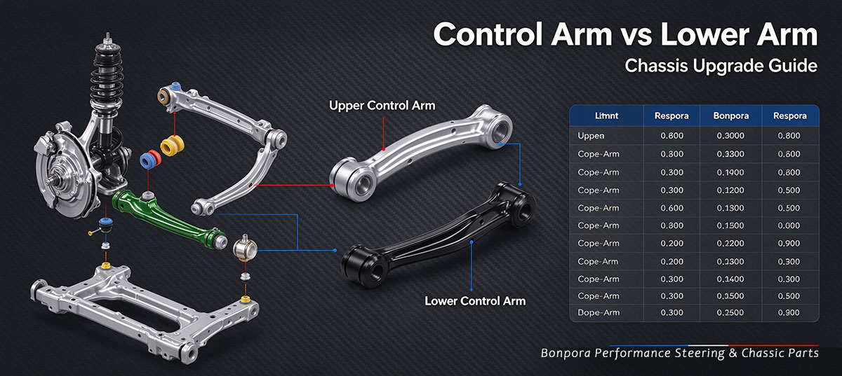 Control Arm vs Lower Arm | Chassis Upgrade Guide