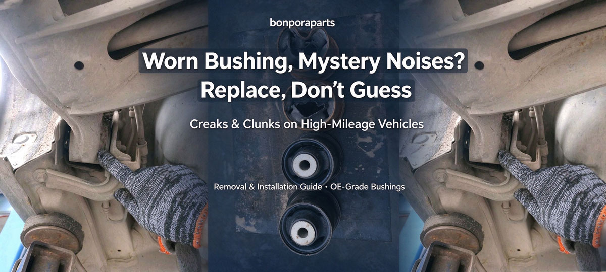 Worn Bushing Replacement: OE-Grade Bushings, Stabilizer Links & Control Arms from Bonpora