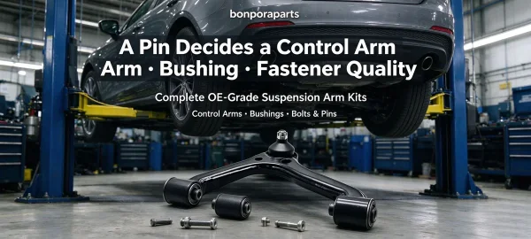 When a Rear Control-Arm Pin Slides Out: Arm, Bushing & Fastener Quality Decide