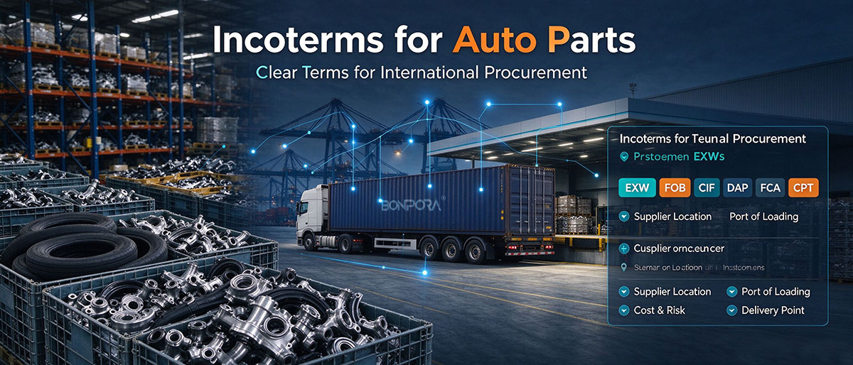 Incoterms for Auto Parts: FOB, CIF or DDP Compared