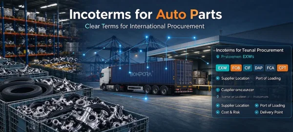 Incoterms for Auto Parts: FOB, CIF or DDP Compared