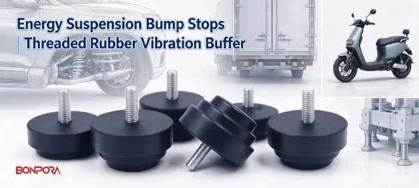 Energy Suspension Bump Stops – Threaded Rubber Shock Absorbing & Anti-Slip Bump Stops