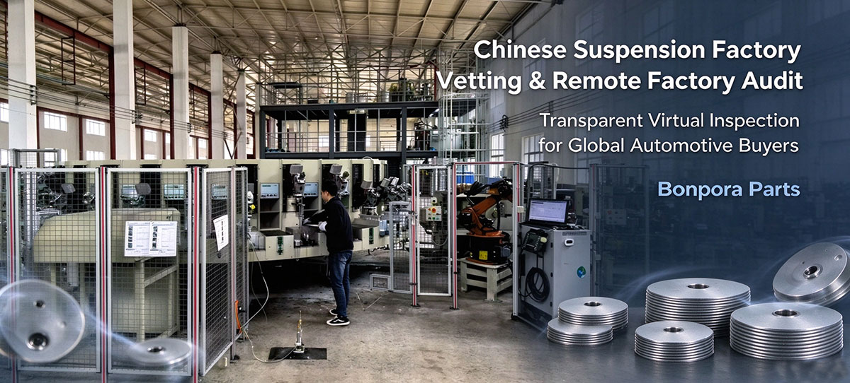 Chinese Suspension Factory Vetting Remote Factory Audit Bonpora Parts