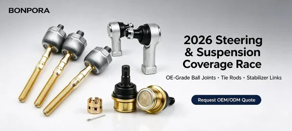 2026 Steering & Suspension Coverage Race: Why Distributors Are Restocking Ball Joints, Tie Rods and Stabilizer Links