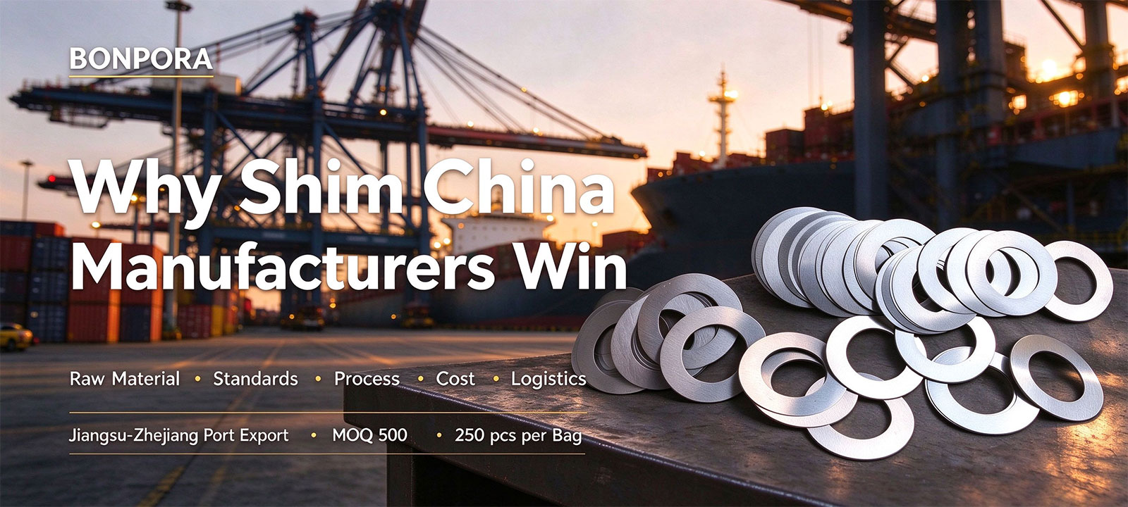 Why Shim China Manufacturers Win Global Buyers: Raw Material, Standards, Process, Cost, Logistics|BONPORA
